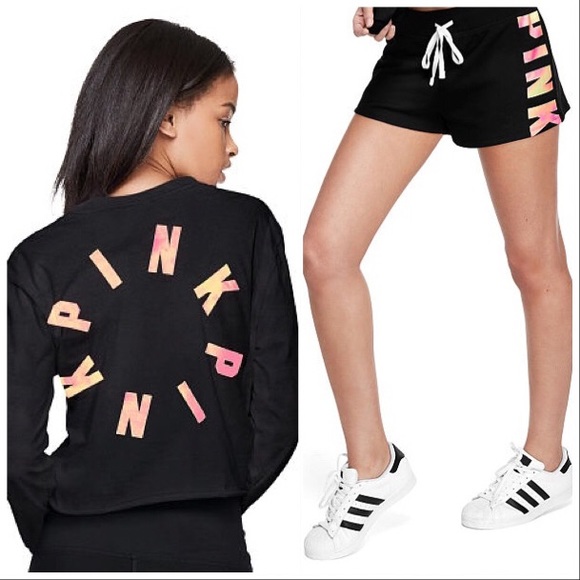 PINK Victoria's Secret Tops - SOLD!!!  Victoria’s Secret PINK Short & Tee